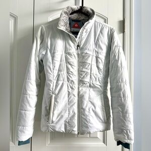Columbia White Omniheat Jacket M